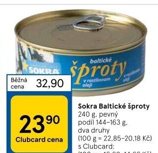 Šproty baltické Sokra