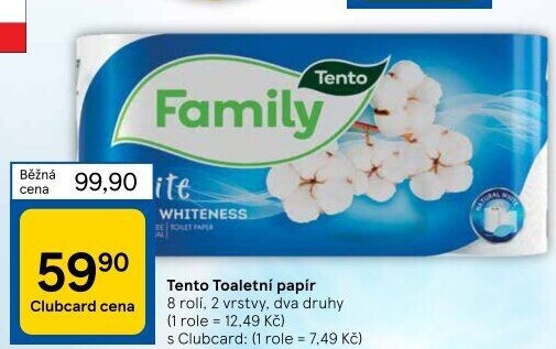 Toaletní papír 2vrstvý Tento