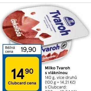 Tvaroh s vlákninou ochucený Milko