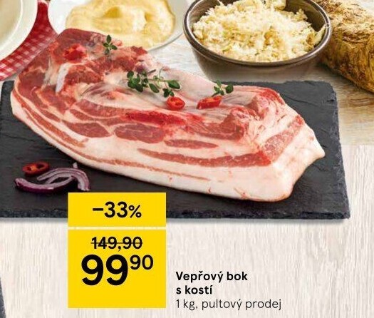 Vepřový bok s kostí