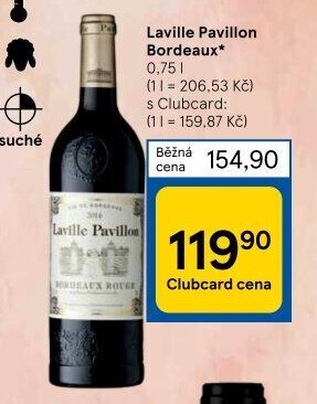 Vína Bordeaux Laville Pavillon