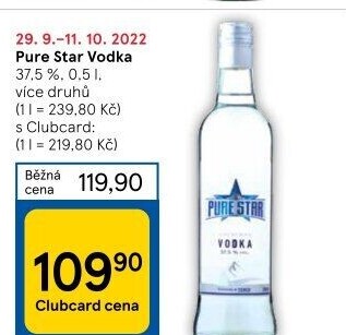 Vodka Pure Star