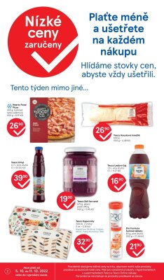 akční leták Tesco 5.10.2022-11.10.2022