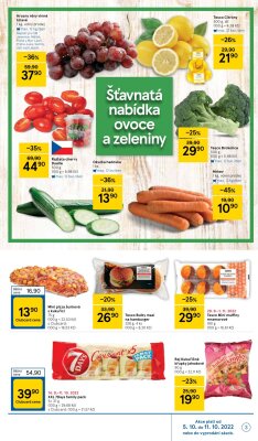 akční leták Tesco 5.10.2022-11.10.2022