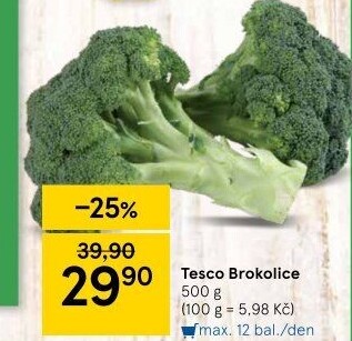 Brokolice Tesco