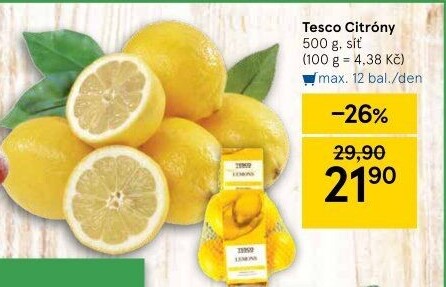 Citrony Tesco