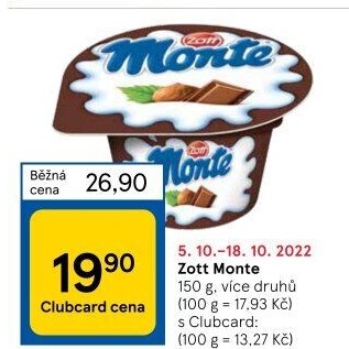 Dezert Monte Zott
