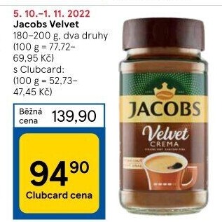Instantní káva Jacobs Velvet