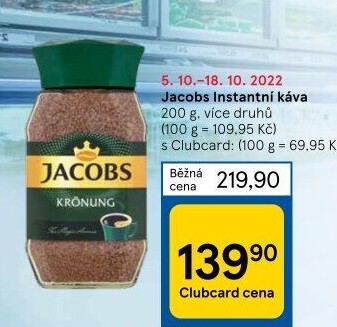 Instantní kávy Jacobs