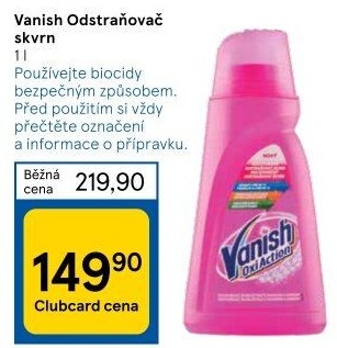 Odstraňovač skvrn gelový Vanish Oxi Action