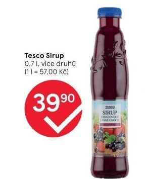 Sirup Tesco