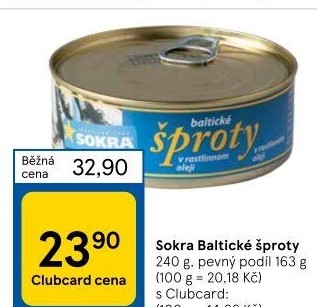 Šproty baltické Sokra