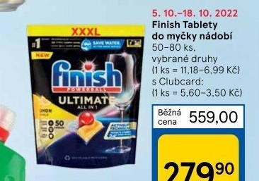 Tablety do myčky Finish
