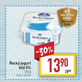 Bílý jogurt řecký 5% Milko