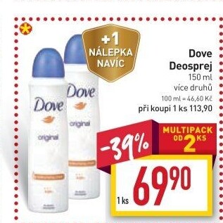 Deodorant sprej Dove