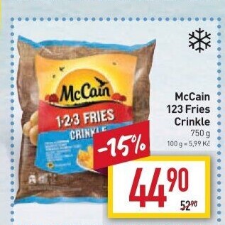 Hranolky vlnky mražené Crinkle My Fries McCain