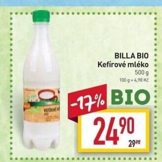 Kefírové mléko Naše Bio Billa