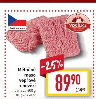 Mleté maso mix Vocílka