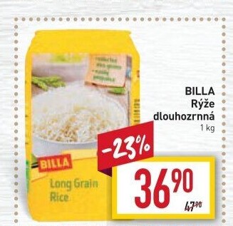 Rýže dlouhozrnná Billa