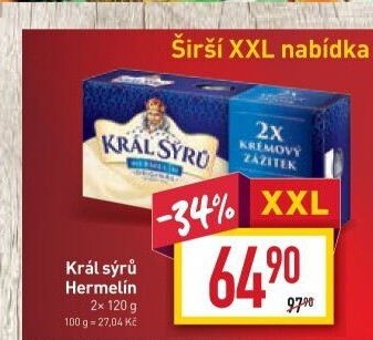 Sýr Hermelín Král sýrů