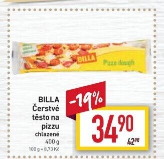 Těsto na pizzu Billa