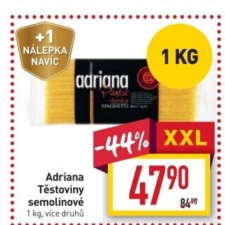 Těstoviny semolinové Adriana
