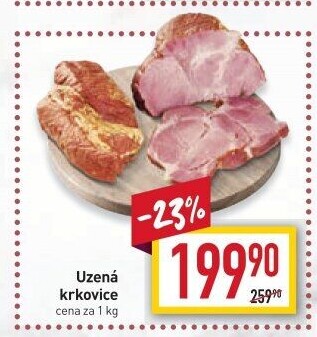 Uzená krkovice