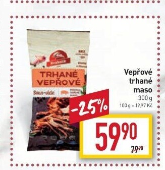 Vepřové trhané maso sous vide Krahulík
