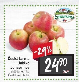 Jablka Jonaprince Česká Farma