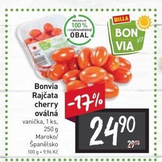 Rajčata cherry Billa Bonvia