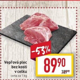 Vepřová plec bez kosti