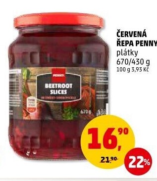 Červená řepa Penny