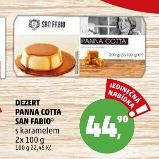 Dezert Panna Cotta San Fabio