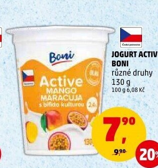 Jogurt ochucený Active Boni