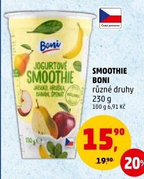 Jogurtové smoothie Boni