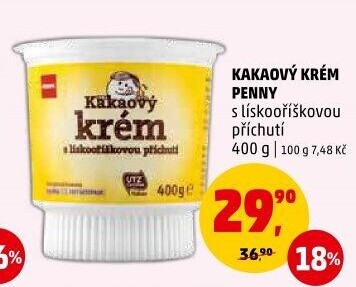 Kakaový krém Penny