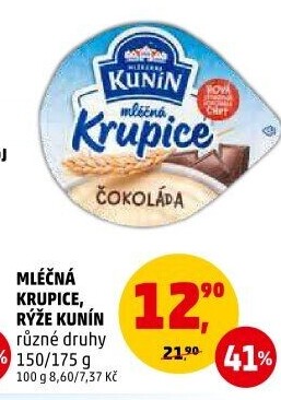 Mléčná krupice Kunín