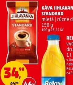 Mletá káva Standard Jihlavanka