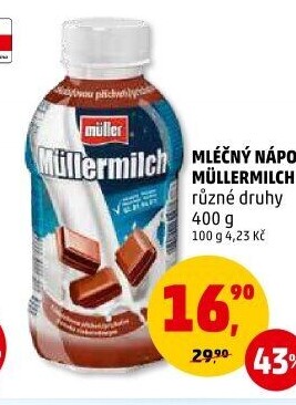 Nápoj mléčný Müllermilch Müller