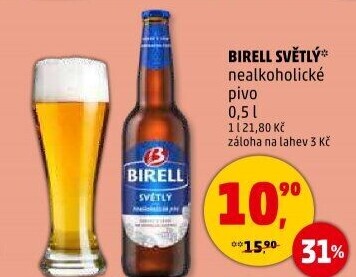 Nealkoholické pivo Birell