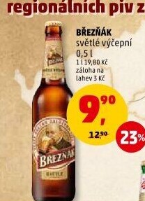 Pivo světlé výčepní 10° Březňák