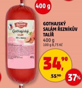 Salám Gothaj Řezníkův talíř