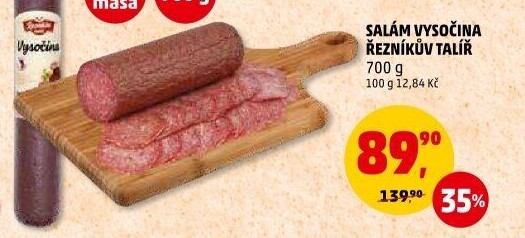 Salám Vysočina Řezníkův talíř