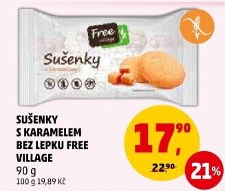 Sušenky bez lepku Free Village