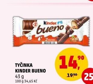Tyčinka Bueno Kinder