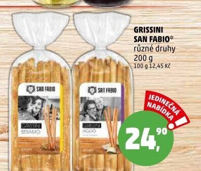 Tyčinky Grissini San Fabio