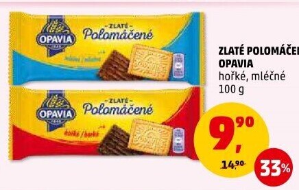 Zlaté polomáčené Opavia