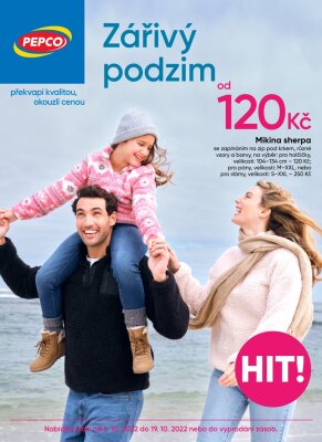 akční leták PEPCO 6.10.2022-19.10.2022