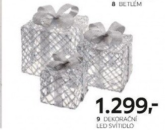 DEKORAČNÍ LED SVÍTIDLO