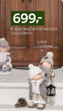 DEKORAČNÍ POSTAVIČKA S LUCERNOU